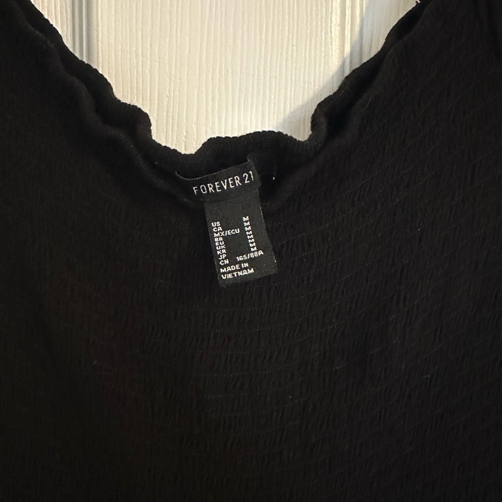 Black Ribbed Romper - Picture 3 of 3